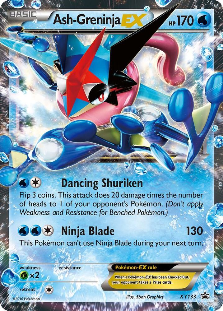 Ash-Greninja EX - XY133 card image