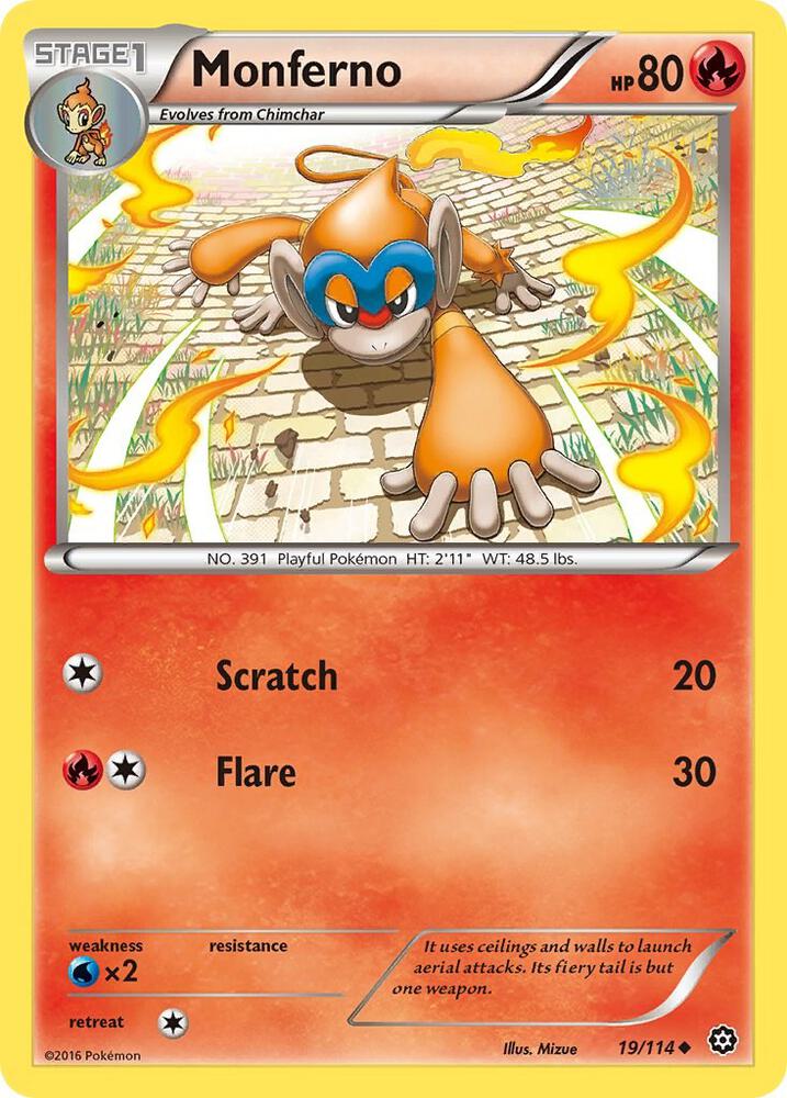 Monferno card image