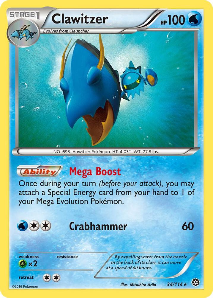 Clawitzer card image