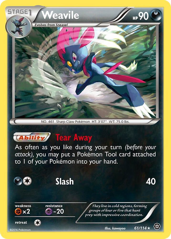 Weavile card image
