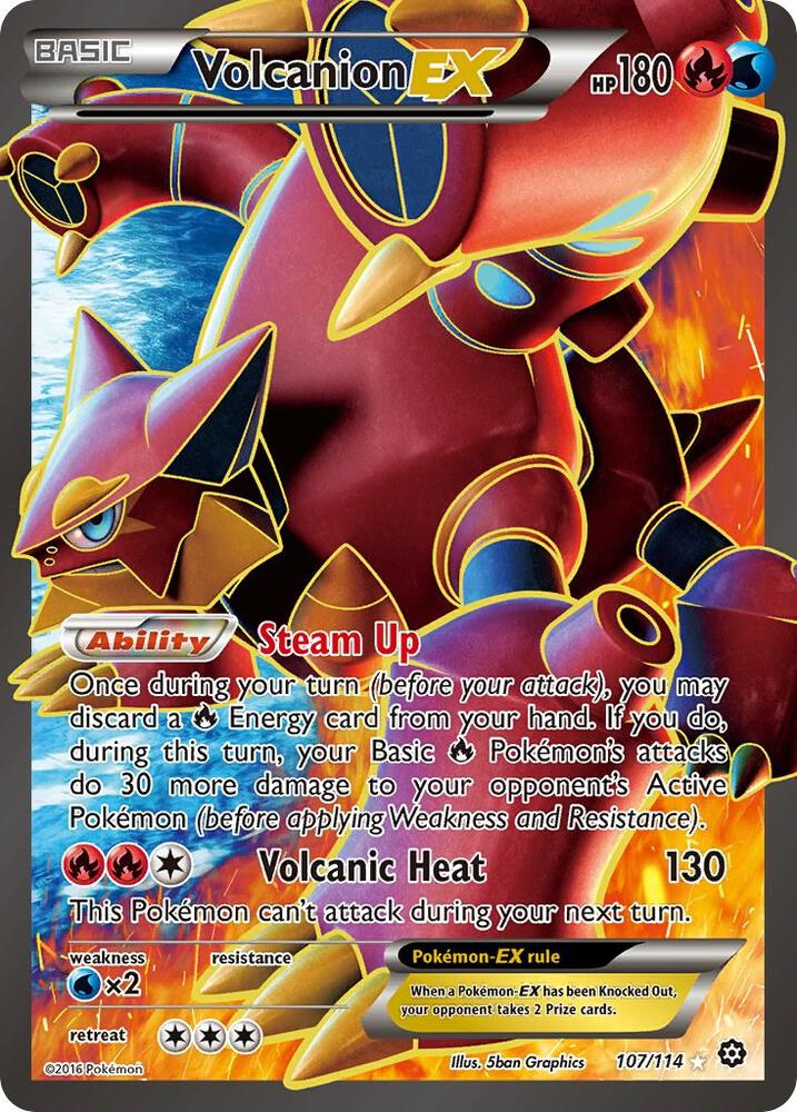 Volcanion EX (Full Art) card image