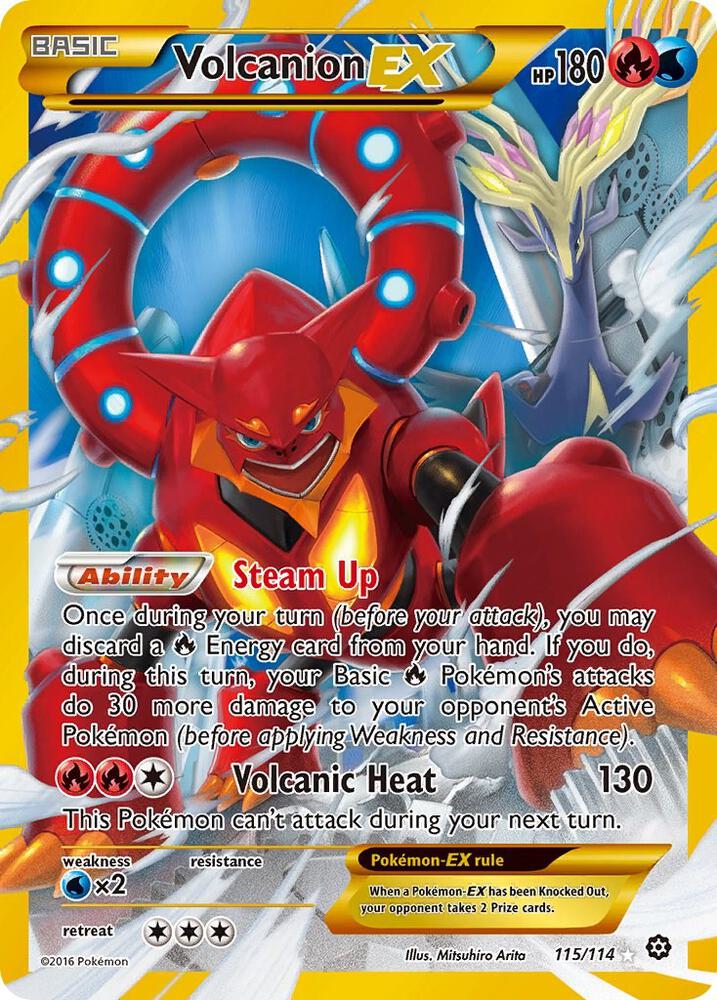 Volcanion EX (Secret) card image