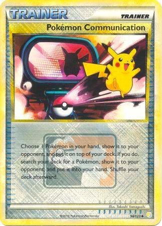 Pokemon Communication - 98/123 (League Promo) card image