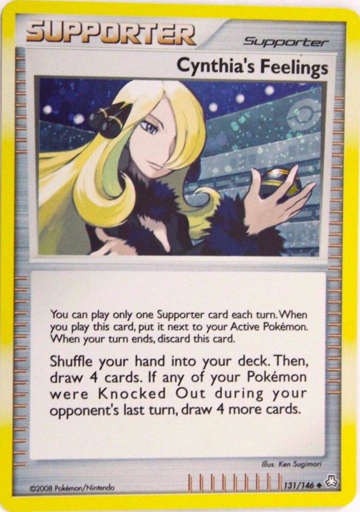 Cynthia's Feelings - 131/146 (Cosmos Holofoil) card image