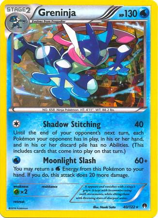 Greninja - 40/122 (XY BREAKpoint) card image