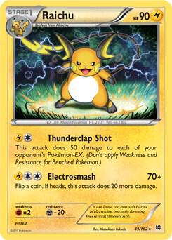 Raichu - 49/162 (XY BREAKthrough) (Cracked Ice Holo) card image