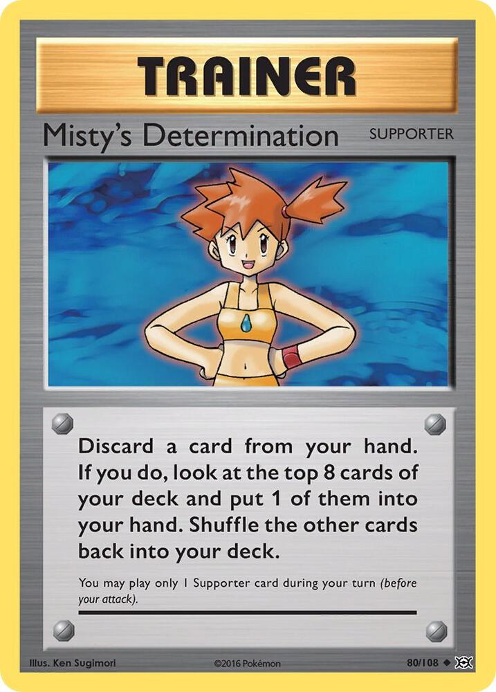 Misty's Determination card image