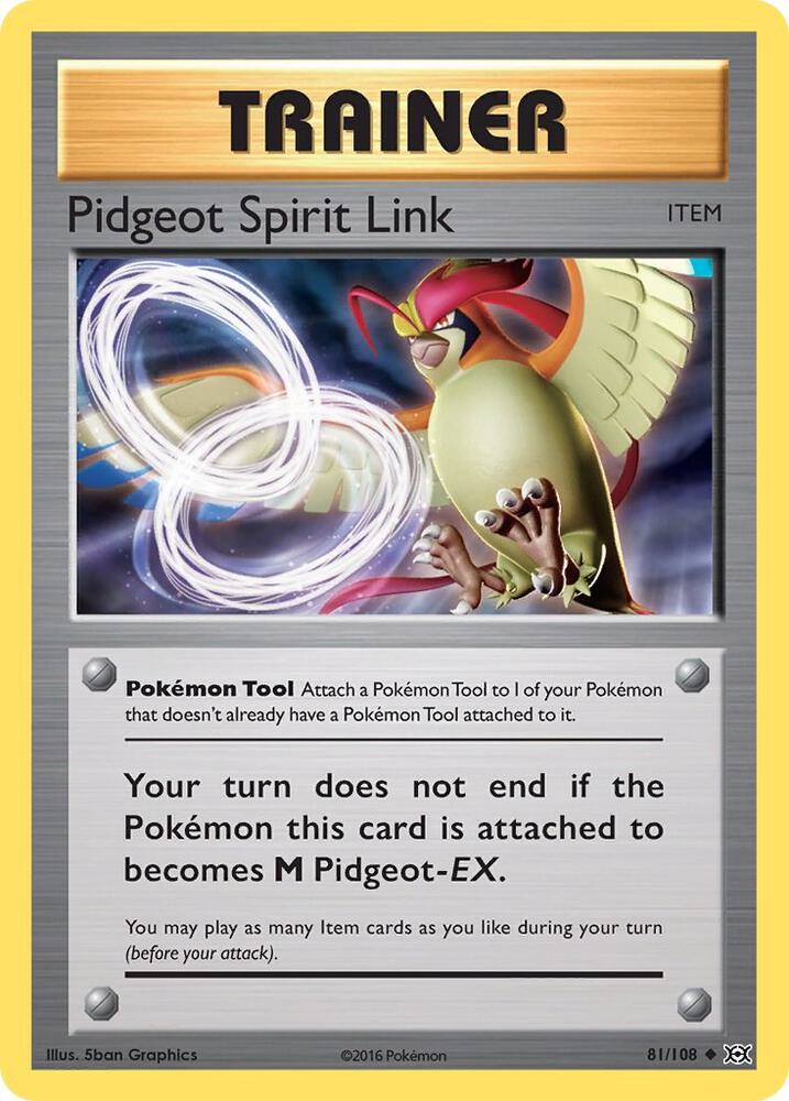 Pidgeot Spirit Link card image