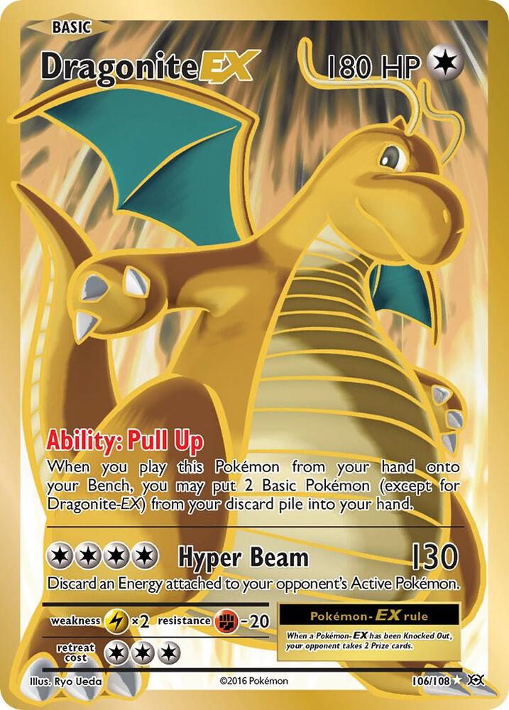 Dragonite EX (Full Art) card image