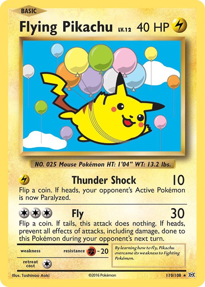 Flying Pikachu card image