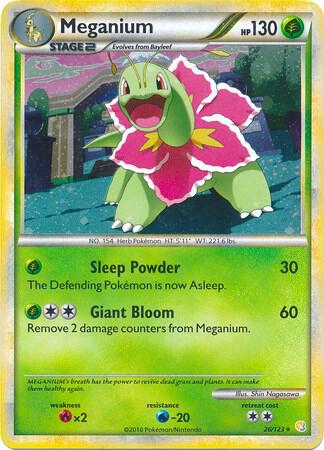 Meganium - 26/123 (Cosmos Holo) card image