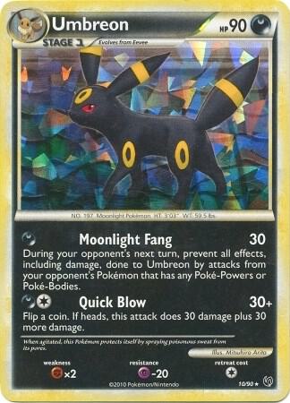 Umbreon - 10/90 (Cracked Ice Holo) card image
