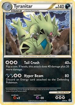 Tyranitar - 26/95 (HGSS Unleashed) card image