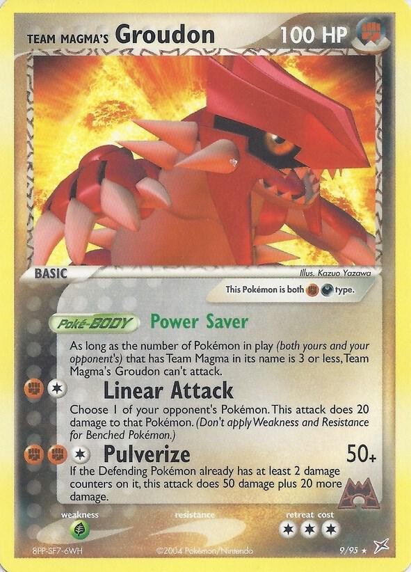 Team Magma's Groudon - 9/95 (EX Team Magma vs Team Aqua) card image