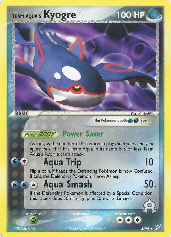 Team Aqua's Kyogre - 3/95 (EX Team Magma vs Team Aqua) card image