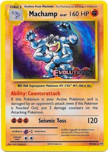 Machamp (XY Evolutions Prerelease) card image
