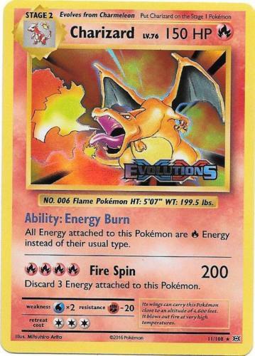 Charizard (XY Evolutions Prerelease) card image