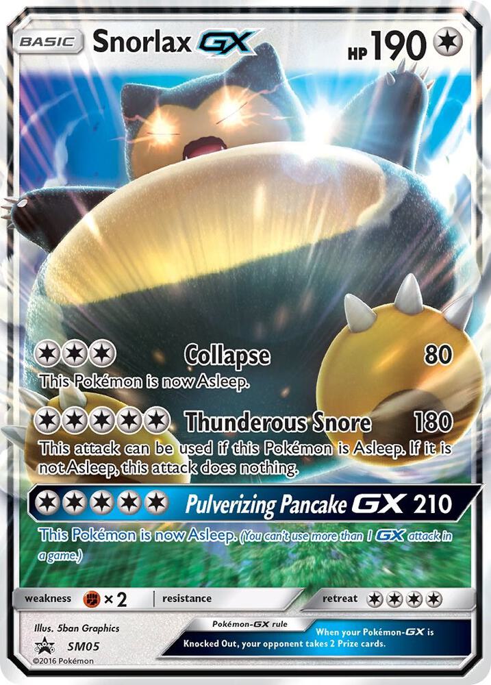 Snorlax GX - SM05 card image