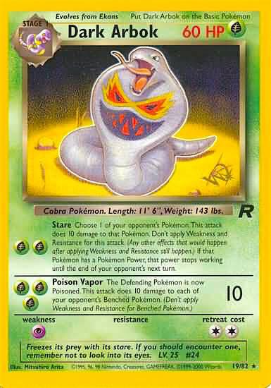 Dark Arbok [W Stamped] card image
