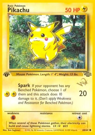 Pikachu [W Stamped] card image