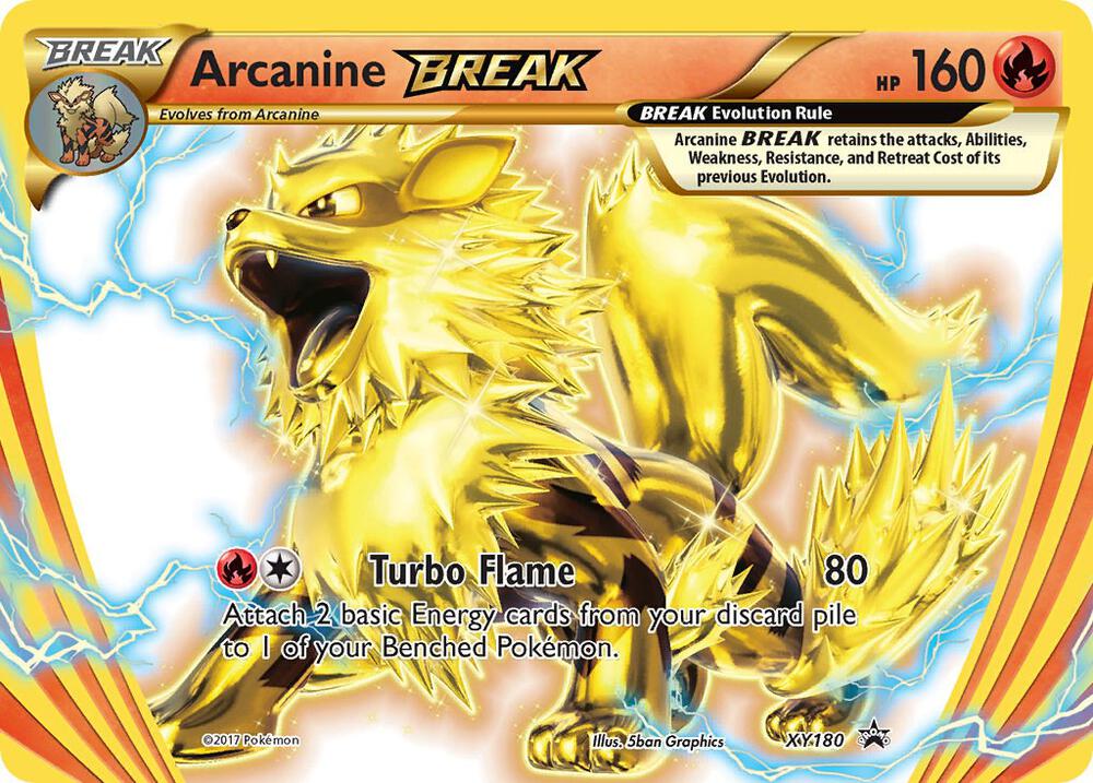 Arcanine BREAK - XY180 card image