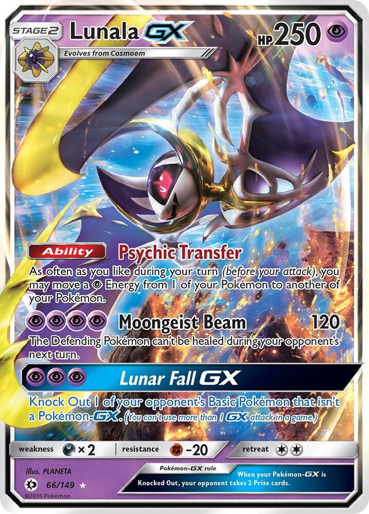 Lunala GX card image