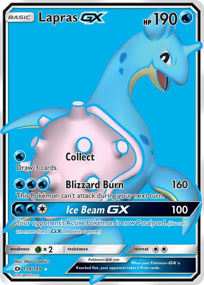 Lapras GX (Full Art) card image