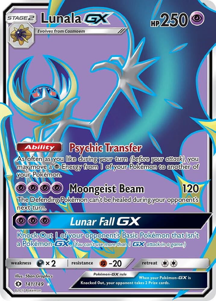 Lunala GX (Full Art) card image