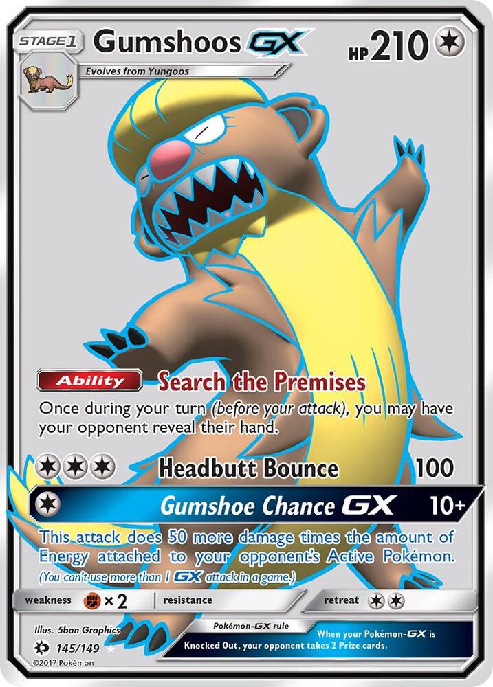 Gumshoos GX (Full Art) card image