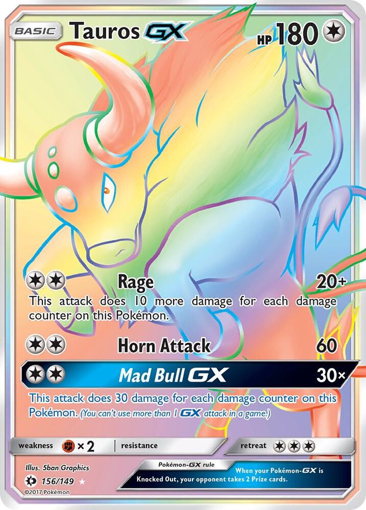Tauros GX (Secret) card image