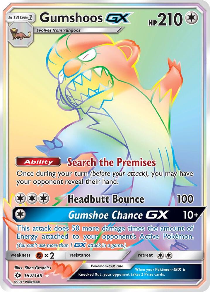 Gumshoos GX (Secret) card image