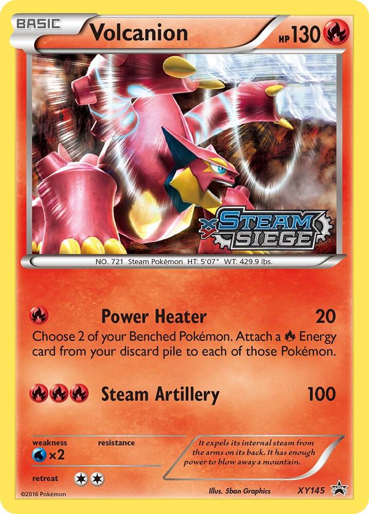 Volcanion (XY Steam Siege Prerelease) card image
