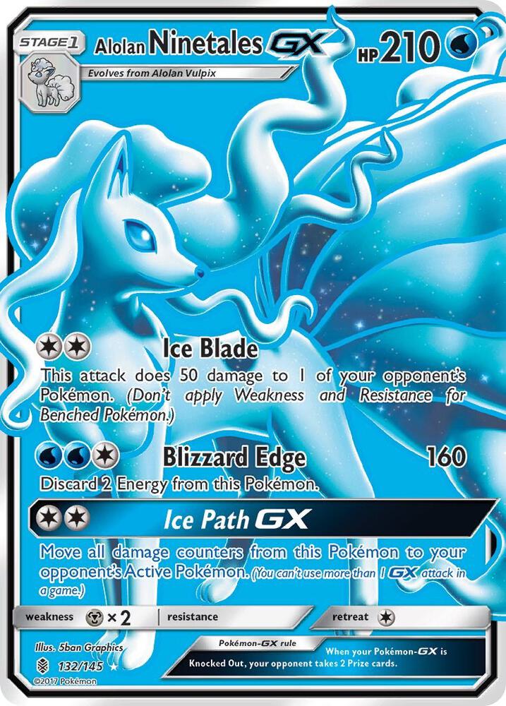 Alolan Ninetales GX (Full Art) card image