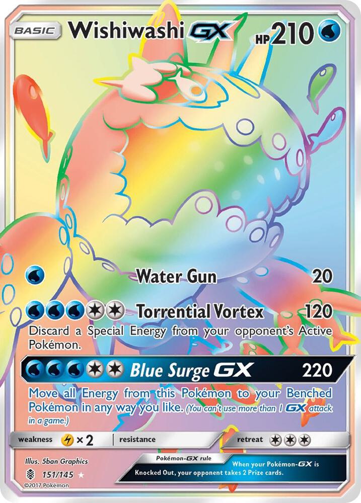Wishiwashi GX (Secret) card image