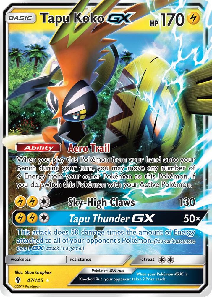 Tapu Koko GX card image