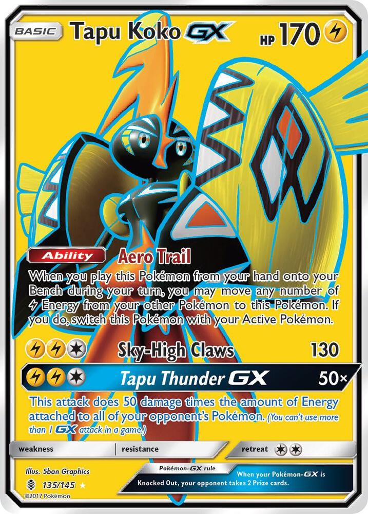 Tapu Koko GX (Full Art) card image