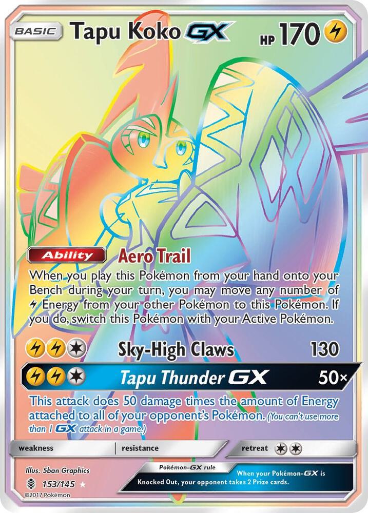 Tapu Koko GX (Secret) card image
