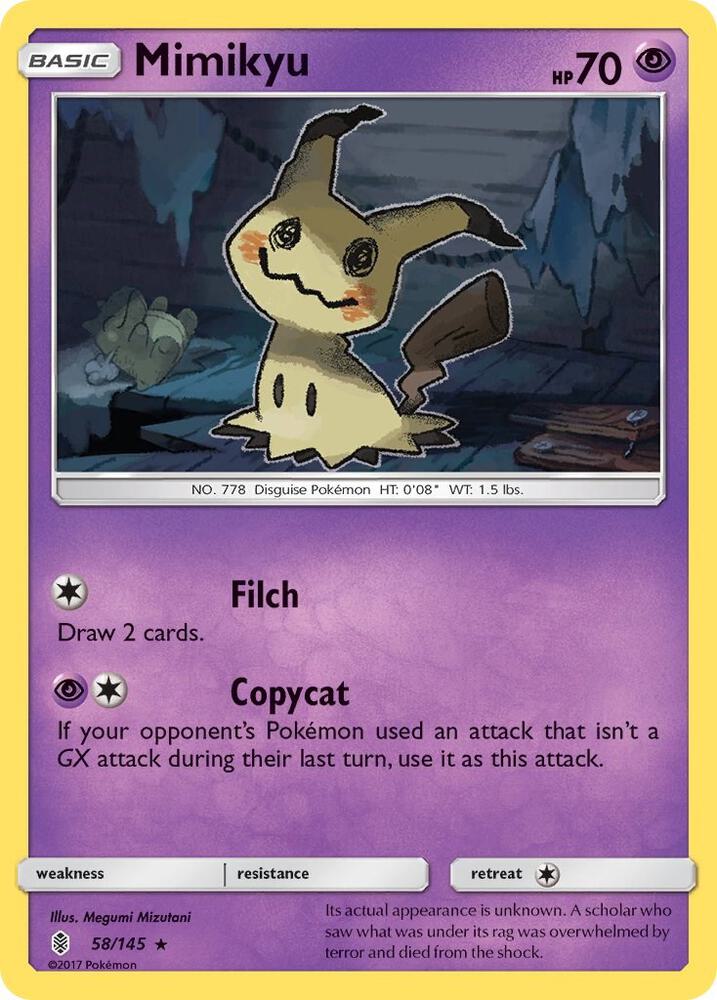 Mimikyu card image