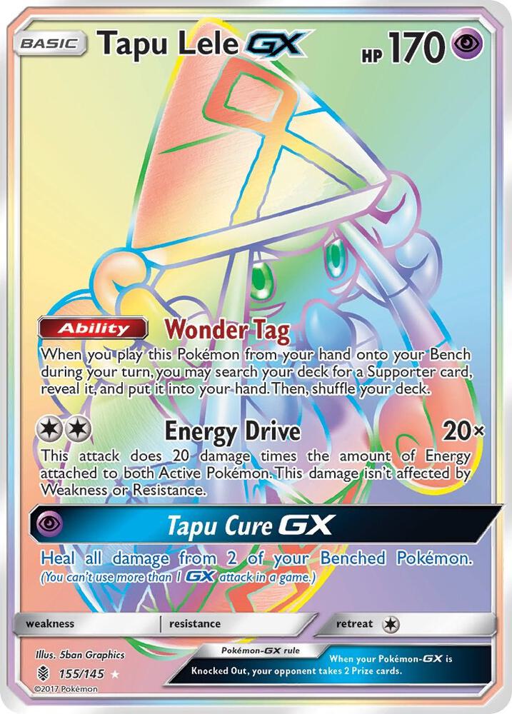 Tapu Lele GX (Secret) card image