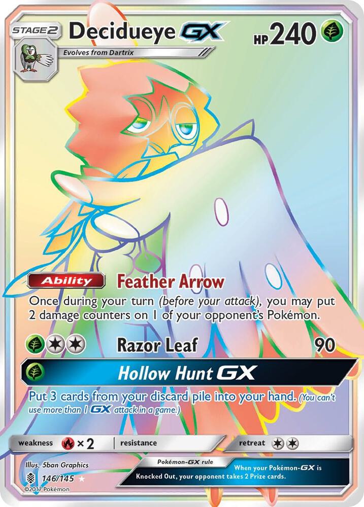 Decidueye GX (Secret) card image