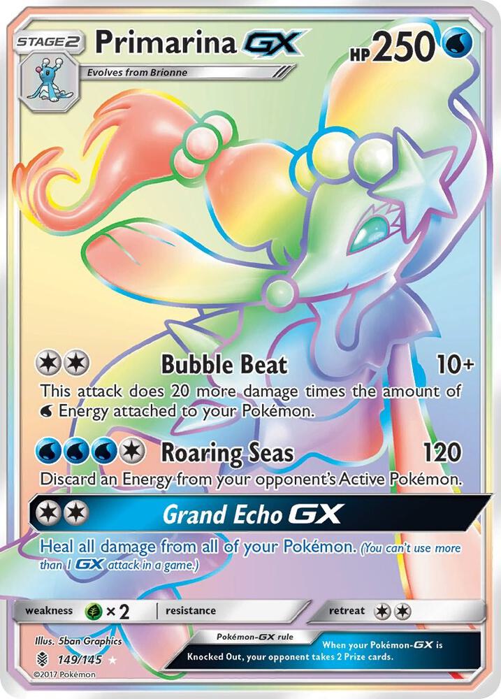 Primarina GX (Secret) card image