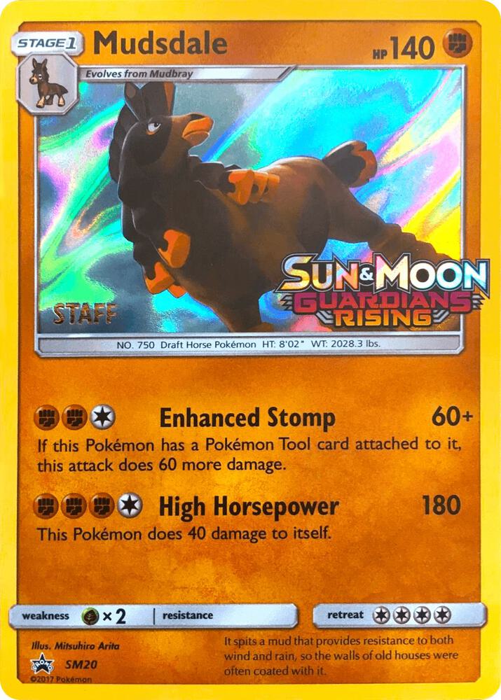 Mudsdale - SM20 (Prerelease) [Staff] card image