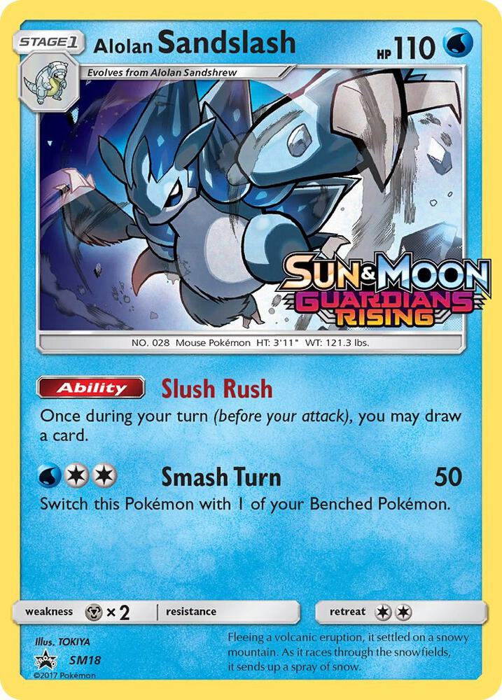 Alolan Sandslash - SM18 (Prerelease) card image