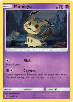 Mimikyu - 58/145 (SM Guardians Rising) card image