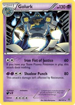 Golurk - 46/101 (BW Plasma Blast) card image