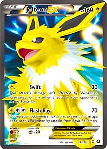 Jolteon EX - 28a/83 card image