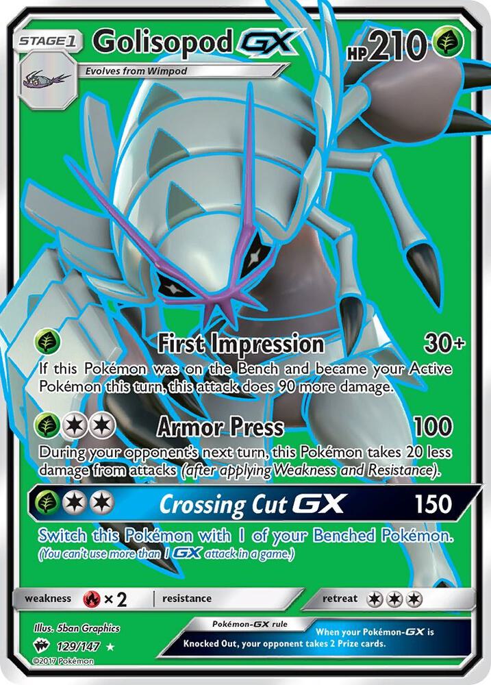 Golisopod GX (Full Art) card image