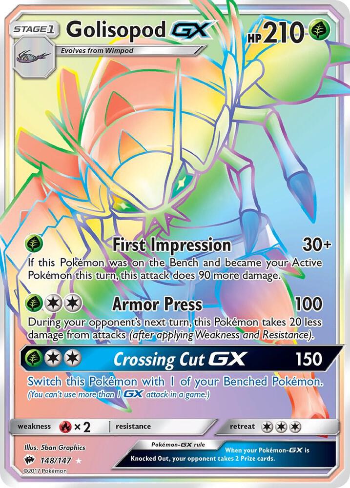 Golisopod GX (Secret) card image