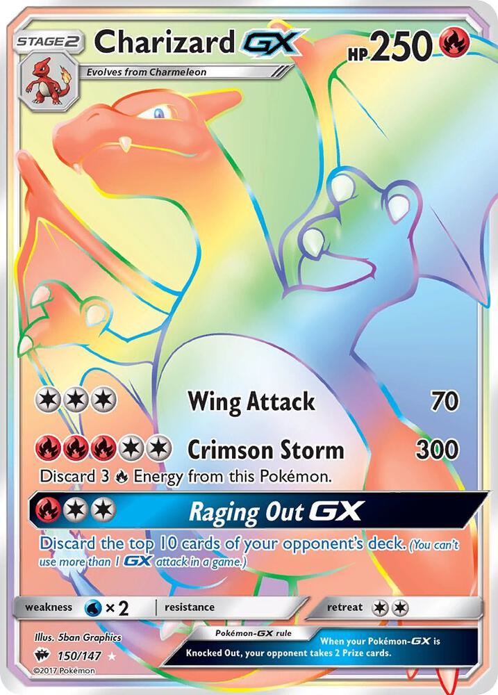 Charizard GX (Secret) card image