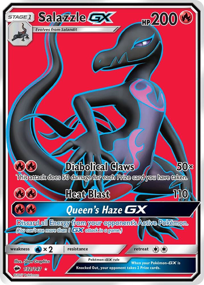 Salazzle GX (Full Art) card image